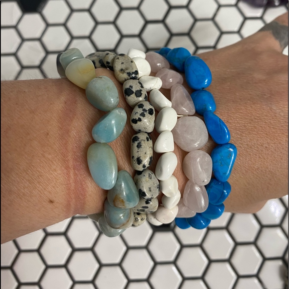 NWOT gemstone bracelets